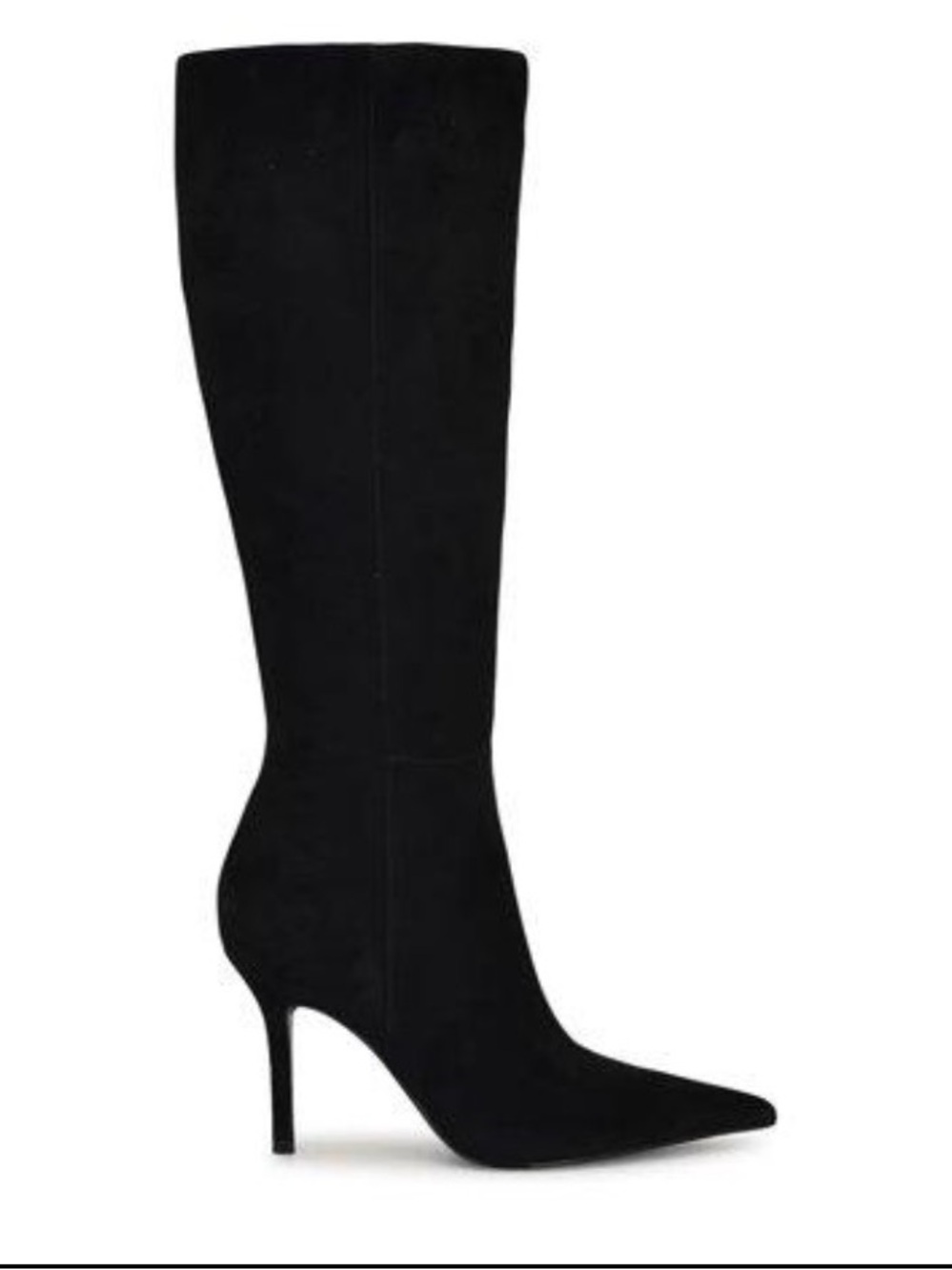 Nine West Gerty Knee High Boots in Black Suede size 10 - Picture 2 of 2